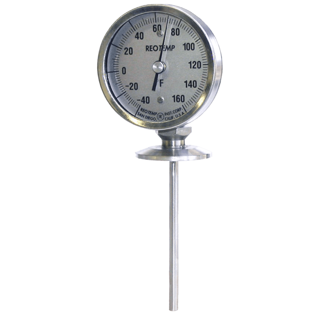 Reotemp Sanitary Bimetal Thermometer
